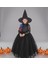 Cadı Kostümü Tarlatanlı Kız Çocuk Için – Halloween Elbise ve Şapka 1
