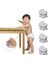 ® Bebek Çocuk Yumuşak ve Esnek Dairesel Şeffaf Yapışkanlı Güvenlik Köşe Koruyucu (4 Adet) 1