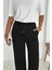 Kadın Lastikli Bel Bağcıklı Bol Paça Pantolon – Rahat & Minimal Stil 5