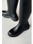 Vynor Siyah Fermuarlı Günlük Kadın Çizme 5