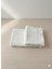Orkidem Banyo Havlusu - Saç Havlusu Dörtlü Set 100x150 50x90 Antrasit Beyaz takım 3