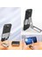 360 Derece Dönen Tüm Telefon Tipleri Ile Uyumlu Metal Telefon Standı Braket (4172) 3