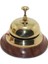 Altı Ahşap Üstü Pirinç Masa Üstü Resepsiyon Çanı 1