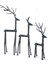 Metal 3'lü Geyik Seti 1