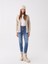 Yeni Sezon Beli Kemerli Mom Fit Kadın Jean Pantolon 2