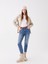 Yeni Sezon Beli Kemerli Mom Fit Kadın Jean Pantolon 1