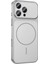 Iphone 15 Pro Max Uyumlu Kılıf Magsafe Şarj Destekli Cam Çerçeveli Lüks Kapak 2