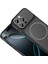 Iphone 15 Pro Max Uyumlu Kılıf Magsafe Şarj Destekli Cam Çerçeveli Lüks Kapak 3