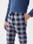 Yeni Sezon Standart Kalıp Ekose Polar Pijama Alt 3
