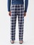 Yeni Sezon Standart Kalıp Ekose Polar Pijama Alt 5