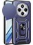 Redmi 14C Uyumlu Tank Kılıf Yüzüklü Standlı Extra Darbe Koruma Zırhlı Outdoor Kapak - Lacivert 1