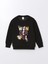Yeni Sezon Bisiklet Yaka Kalın Baskılı Kız Bebek Sweatshirt 1