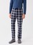 Yeni Sezon Standart Kalıp Ekose Polar Pijama Alt 4