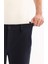 Erkek Lacivert Yanı Lastikli Viskon Karışımlı Slim Fit Chino Pantolon A52Y3053 5