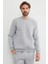 3 Iplik Basic Bisiklet Yaka Sweatshirt 1