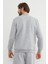3 Iplik Basic Bisiklet Yaka Sweatshirt 6