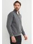 3 Iplik Yarım Fermuarlı Sweatshirt 3