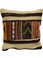 El Dokuma Kırkyama Patchwork Kilim Kırlent Yastık Kılıfı 0193 - Yeni - Çok Renkli 2
