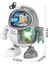 Işıklı Müzikli Kedi Robot Beyaz 1