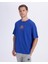 Chibaf Tee Erkek Mavi Oversize Fit Tişört 2