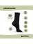 Uniseks Tenis Spor Çorap 3'lü Set - Doğal Pamuk, Dikişsiz, Havlu Taban Soket Çorap 4