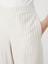 Yeni Sezon Beli Lastikli Çizgili Keten Karışımlı Kadın Pantolon 3