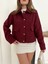 Zr Model Kaşe Ceket Bordo ST255807 2