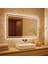 Minimal Çerçeveli LED Işıklı Dikdörtgen Ayna – Modern Banyo & Duvar Aynası 5
