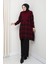 Takım Kare Desenli Triko Pantolonlu Tunik 1