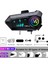 Y10 2x Motosiklet Kask Intercom Çift Eşleşme Rgb Işıklı Bluetooth Kulaklık 5,3 - Lisinya 1