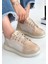 Piona Bej Rugan Bağcıklı Spor Ayakkabı - Lisinya 2