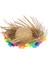 Naturel Renk Püsküllü Örme Hasır Hawaii Luau Aloha Şapka 13X36 cm - Lisinya 5