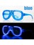 Mavi LED Işıklı Parti Gözlüğü - Neon Glow Şerit Gözlük 3 Modlu - Lisinya 1