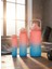 Pembe, 3’lü Set - Sticker’lı Pipetli Matara Seti - 2000ML,900ML,300ML 6