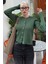 Yeşil Çıt Kapamalı Triko Kadın Hırka MG2579 4