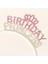 Kristal Taşlı Pembe Birthday Princess Yazılı Parti Tacı 19X11 cm - Lisinya 3