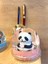 Sevimli Panda Sulu Kalemlik – Mini Kar Küresi Efektli Masa Dekoru (8 Cm) 2