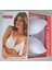 9405 Kadın Toparlayıcı Sütyen Fanetta Taşlı Soft Cup – Siyah / Beyaz, B Kap, 80-85-90-95 2