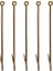 20 Adet 6/0 Long Shanked,gold,uzun Saplı,sarı Aberdeen Iğne 1