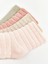 Lcw Baby Pembe Çizgili Kız Bebek Soket Çorap 4'lü 5