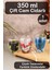 Çift Camlı Cidarlı Bardak 350ML Çiçek Dekorlu Isıya Dayanıklı Bardak 1