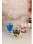 Çift Camlı Cidarlı Bardak 350ML Çiçek Dekorlu Isıya Dayanıklı Bardak 5