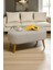 Pufora Büyük Oval Peluş Bench – Ahşap Retro Ayaklı, Dekoratif ve Konforlu Tabure 1