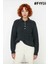Kadın Oversize Saç Örgü Polo Yaka Triko Kazak Düşük Uzun Kollu Kışlık Rahat Basic Şıklık Kaliteli 2