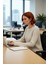 Kadın Regular Kalıp Sürdürülebilir Triko Kazak Reglan Kollu Peplum Detaylı Orta Kalınlıkta Günlük 3