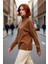 Kadın Oversize Düşük Kol Dik Yaka Uzun Triko Kazak Basic Modern Rahat Kış Günlük Şıklığı Sunar 1