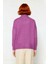 Kadın Oversize Düşük Kol Dik Yaka Uzun Triko Kazak Basic Modern Rahat Kış Günlük Şıklığı Sunar 4