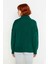 Kadın Oversize Düşük Kol Dik Yaka Uzun Triko Kazak Basic Modern Rahat Kış Günlük Şıklığı Sunar 4