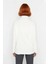 Kadın Oversize Balıkçı Yaka Düşük Kol Akrilik Triko Kazak Kış Sezonu Için Uzun Basic Model 4