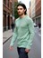 Erkek Fitted Kalıp Bisiklet Yaka Seamless Reglan Kol Basic Triko Kazak Sonbahar Kış Şıklığı 1